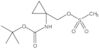 1,1-Dimethylethyl N-[1-[[(methylsulfonyl)oxy]methyl]cyclopropyl]carbamate