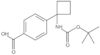 4-[1-[[(1,1-Dimethylethoxy)carbonyl]amino]cyclobutyl]benzoic acid