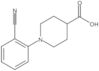 1-(2-Cyanophenyl)-4-piperidinecarboxylic acid