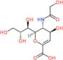 2,6-anhydro-3,5-dideoxy-5-[(hydroxyacetyl)amino]-D-glycero-D-galacto-non-2-enonic acid