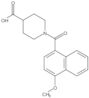 1-[(4-Methoxy-1-naphthalenyl)carbonyl]-4-piperidinecarboxylic acid