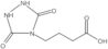 3,5-Dioxo-1,2,4-triazolidine-4-butanoic acid