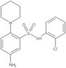 5-Amino-N-(2-chlorophenyl)-2-(1-piperidinyl)benzenesulfonamide