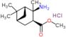 methyl (1R,2R,3S,5R)-2-amino-2,6,6-trimethylbicyclo[3.1.1]heptane-3-carboxylate hydrochloride