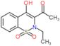 1-(2-ethyl-4-hydroxy-1,1-dioxo-benzo[e]thiazin-3-yl)ethanone