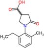 1-(2-ethyl-6-methylphenyl)-5-oxopyrrolidine-3-carboxylic acid