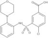 4-Chloro-3-[[[2-(4-morpholinyl)phenyl]amino]sulfonyl]benzoic acid