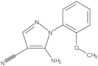 1H-Pyrazole-4-carbonitrile, 5-amino-1-(2-methoxyphenyl)-