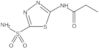 N-[5-(Aminosulfonyl)-1,3,4-thiadiazol-2-yl]propanamide