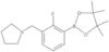 1-[[2-Fluoro-3-(4,4,5,5-tetramethyl-1,3,2-dioxaborolan-2-yl)phenyl]methyl]pyrrolidine