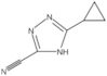 3-Cyclopropyl-1H-1,2,4-triazole-5-carbonitrile