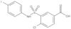 4-Chloro-3-[[(4-iodophenyl)amino]sulfonyl]benzoic acid