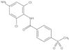 N-(4-Amino-2,6-dichlorophenyl)-4-(methylsulfonyl)benzamide