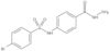 4-[[(4-Bromophenyl)sulfonyl]amino]benzoic acid hydrazide