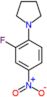 1-(2-fluoro-4-nitrophenyl)pyrrolidine