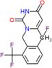 1-[[2-Fluoro-6-(trifluoromethyl)phenyl]methyl]-6-methyl-2,4(1H,3H)-pyrimidinedione