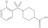 1-[(2-Chloro-3-pyridinyl)sulfonyl]-4-piperidinecarboxylic acid