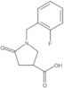 1-[(2-Fluorophenyl)methyl]-5-oxo-3-pyrrolidinecarboxylic acid