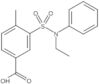 3-[(Ethylphenylamino)sulfonyl]-4-methylbenzoic acid