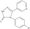 4-(4-Bromophenyl)-2,4-dihydro-5-(3-pyridinyl)-3H-1,2,4-triazole-3-thione