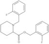 2-Piperidinecarboxylic acid, 1-[(2-fluorophenyl)methyl]-, (2-fluorophenyl)methyl ester