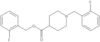 (2-Fluorophenyl)methyl 1-[(2-fluorophenyl)methyl]-4-piperidinecarboxylate