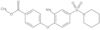 Methyl 4-[2-amino-4-(1-piperidinylsulfonyl)phenoxy]benzoate