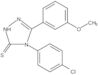 4-(4-Chlorophenyl)-2,4-dihydro-5-(3-methoxyphenyl)-3H-1,2,4-triazole-3-thione