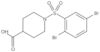 1-[(2,5-Dibromophenyl)sulfonyl]-4-piperidinecarboxylic acid