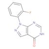 4H-Pyrazolo[3,4-d]pyrimidin-4-one, 1-(2-fluorophenyl)-1,5-dihydro-