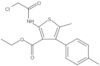 Ethyl 2-[(2-chloroacetyl)amino]-5-methyl-4-(4-methylphenyl)-3-thiophenecarboxylate