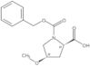 1-(Phenylmethyl) (2R,4R)-4-methoxy-1,2-pyrrolidinedicarboxylate