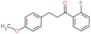 1-(2-fluorophenyl)-3-(4-methoxyphenyl)propan-1-one