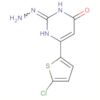 3(2H)-Pyridazinone, 6-(5-chloro-2-thienyl)-, hydrazone