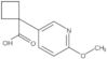 1-(6-Methoxy-3-pyridinyl)cyclobutanecarboxylic acid