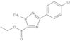 1H-1,2,4-Triazole-5-carboxylic acid, 3-(4-chlorophenyl)-1-methyl-, ethyl ester