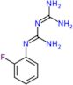 1-(diaminomethylidene)-2-(2-fluorophenyl)guanidine