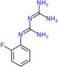 Imidodicarbonimidic diamide, N-(2-fluorophenyl)-, hydrochloride (1:1)