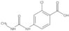 2-Chloro-4-[[(methylamino)carbonyl]amino]benzoic acid