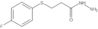 3-[(4-Fluorophenyl)thio]propanoic acid hydrazide