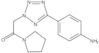 2-[5-(4-Aminophenyl)-2H-tetrazol-2-yl]-1-(1-pyrrolidinyl)ethanone
