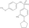 3-Amino-N-(4-methoxyphenyl)-4-(1-pyrrolidinyl)benzenesulfonamide