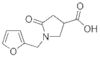 1-(2-Furanylmethyl)-5-oxo-3-pyrrolidinecarboxylic acid