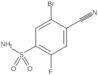 5-Bromo-4-cyano-2-fluorobenzenesulfonamide