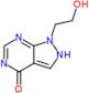 1-(2-hydroxyethyl)-1,2-dihydro-4H-pyrazolo[3,4-d]pyrimidin-4-one