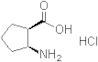 (1R,2S)-2-amino cyclopetanecarboxylic acid hydrochloride