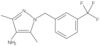 3,5-Dimethyl-1-[[3-(trifluoromethyl)phenyl]methyl]-1H-pyrazol-4-amine