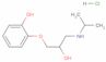 Phenol, 2-[2-hydroxy-3-[(1-methylethyl)amino]propoxy]-, hydrochloride (1:1)