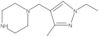 1-[(1-Ethyl-3-methyl-1H-pyrazol-4-yl)methyl]piperazine