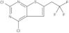 2,4-Dichloro-6-(2,2,2-trifluoroethyl)thieno[2,3-d]pyrimidine